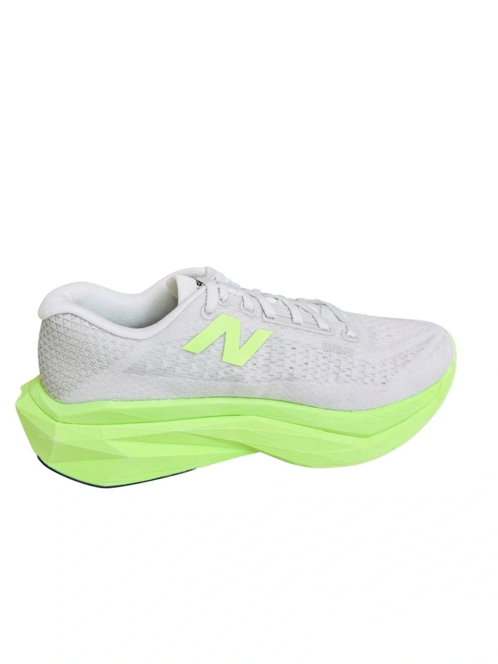 New Balance Women's White & Neon Green Running Shoes Size 9W. 7.5M